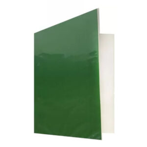 Carpeta plastificada oficio verde claro