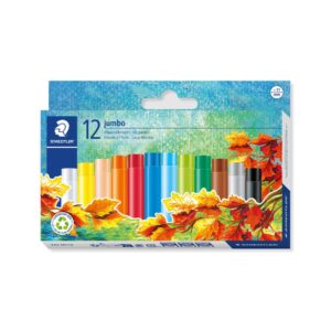 Lápices pastel 12 colores oil redondo jumbo 243