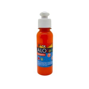 Tempera 120ml naranjo