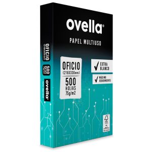 Papel fotocopia oficio 500hj 75gr ovella