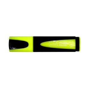 Destacador plano grip amarillo