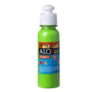 Tempera fluorescente 120ml verde