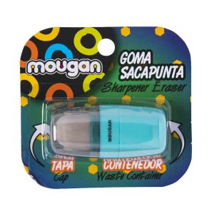 Goma de borrar con sacapuntas hexagonal