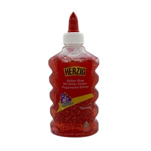 Glitter glue rojo 185ml